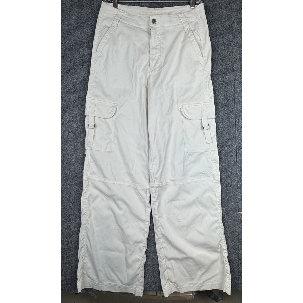 American Eagle Parachute Cargo Pants Women's 27x29 Utility Streetwear Rave Hike